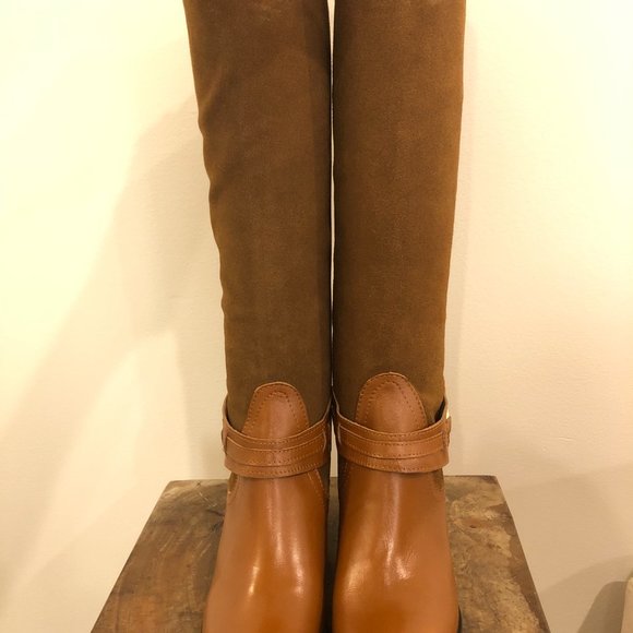 Women's Leather/Suede Heeled Boots by Daniela *New* - Picture 3 of 8